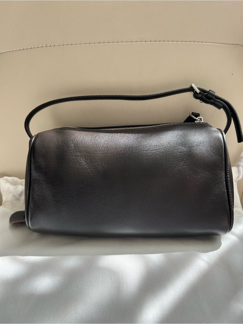 Dark Chocolate Leather Bag